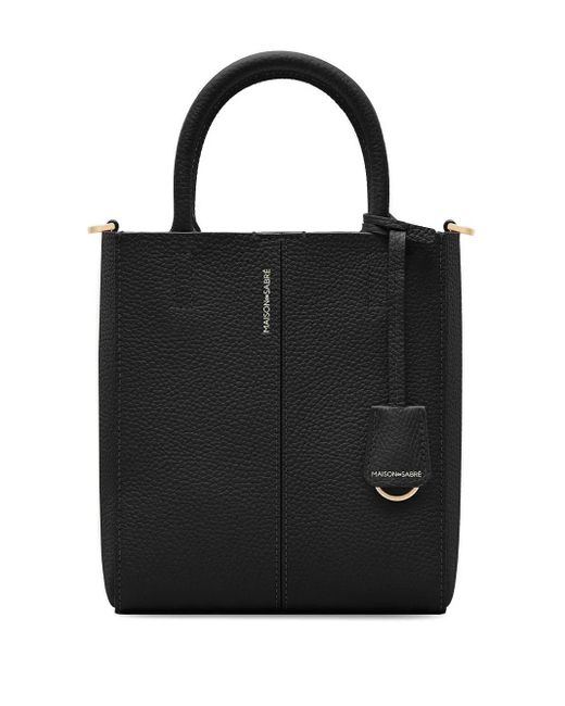 Maison De Sabre Black Mini Soft Tote Bag