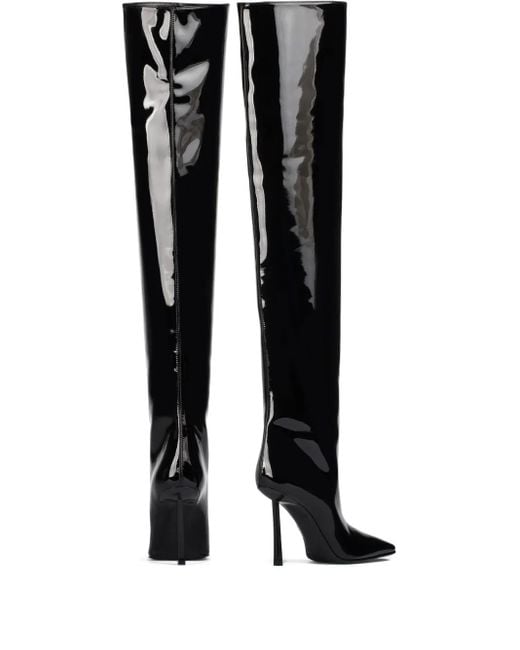 Le Silla Black 110Mm Vittoria Vinyl Boots