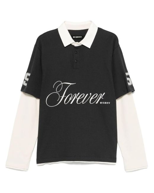 M I S B H V Black Forever Polo Shirt for men