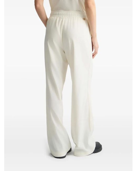 Liu Jo White Logo-Plaque Track Pants