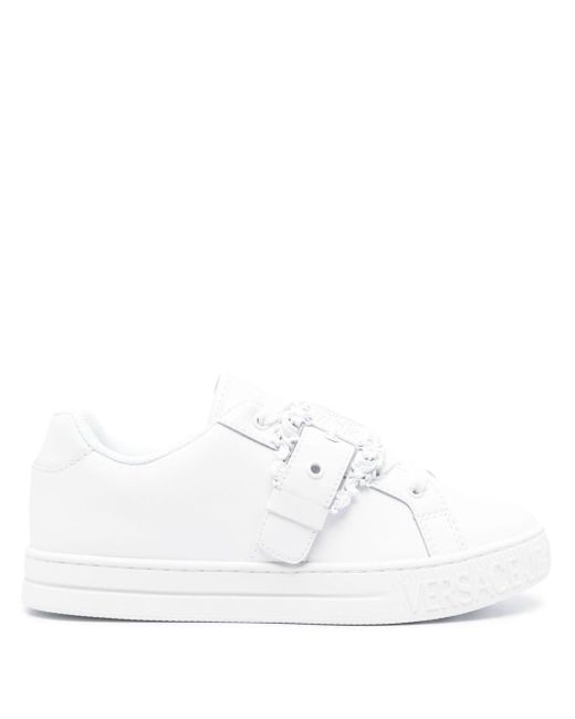 Versace Court 88 Leren Sneakers in het White