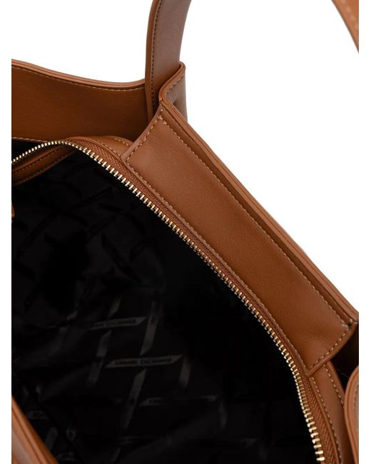 ARMANI EXCHANGE Brown Cabas À Motif Monogrammé