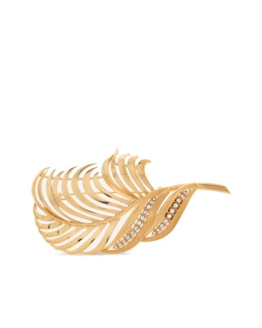 Dolce & Gabbana Metallic Brass Brooch for men