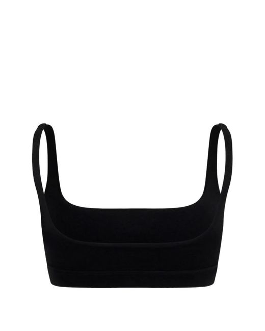 DSquared² Black Logo Label Bralette