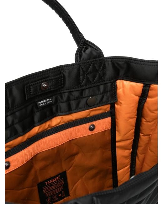 Porter-Yoshida and Co Black Tanker Quilted Tote Bag