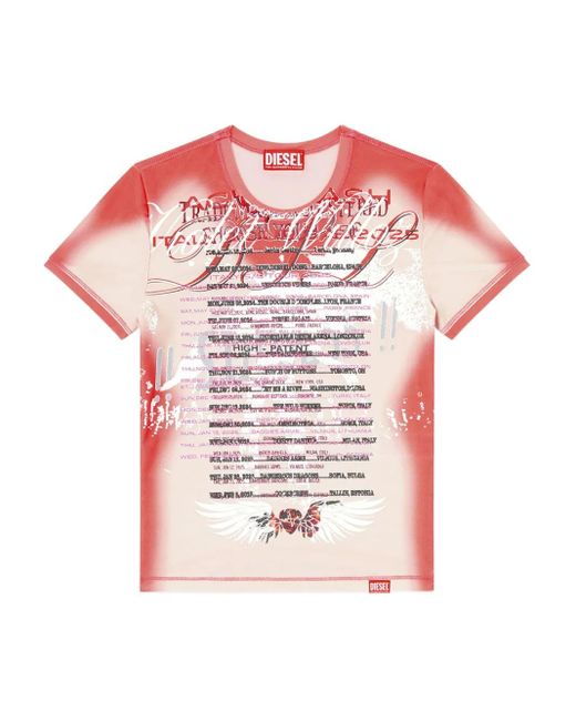 DIESEL Pink T-Kalyc-1 T-Shirt