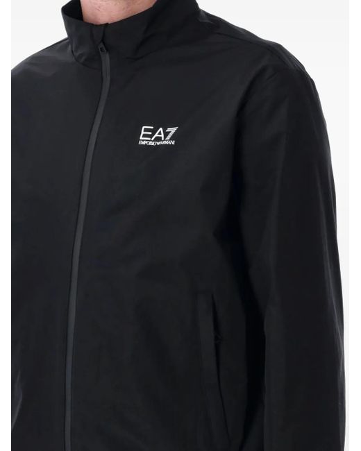 EA7 Blue Logo Lightweight Jacket for men