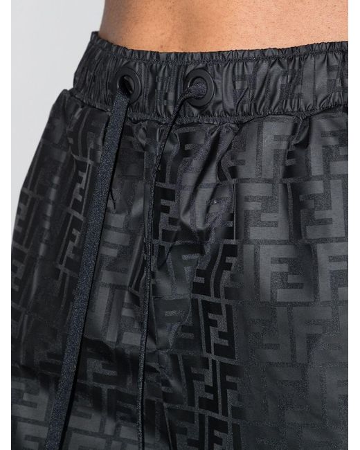 black fendi shorts