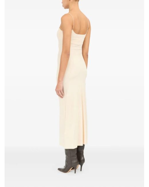 MM6 by Maison Margiela White Sleeveless Maxi Dress