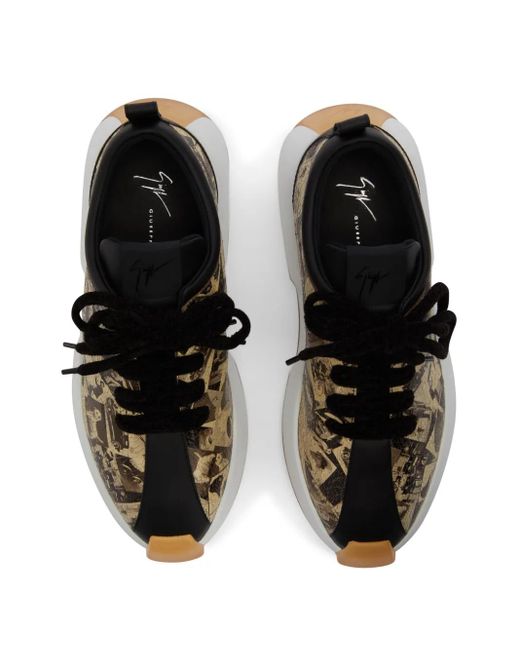 Giuseppe Zanotti Black Trainers for men