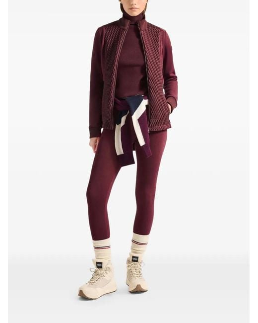 Fusalp Red Veste Meryl À Fermeture Zippée