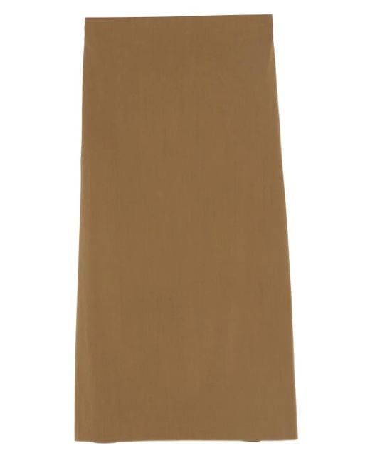 Alberta Ferretti Natural Elastan Skirt