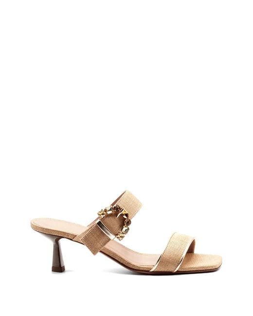 Festamilano Multicolor Buckle Strap Sandals