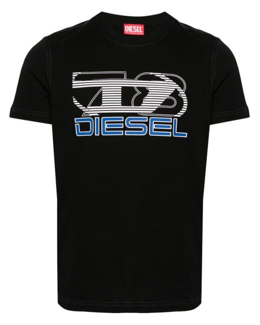 DIESEL Black T-diegor-k74 T-shirt for men