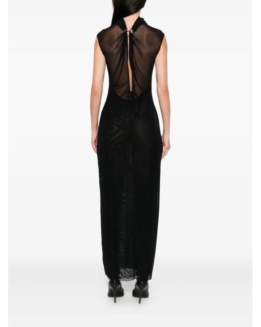 Jean Paul Gaultier Black The Long Sequin Long Dress