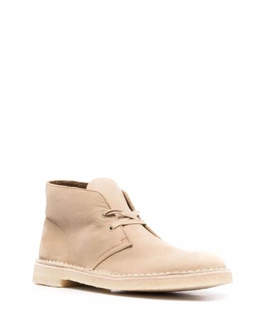 Clarks Natural Boots Beige for men