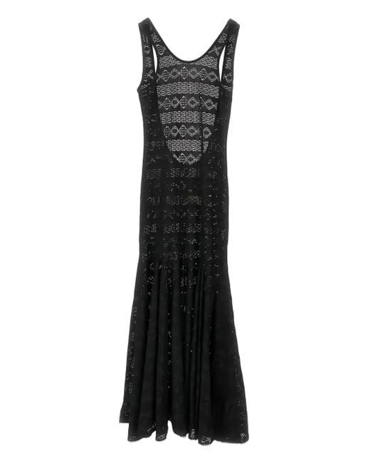 Robe À Design Perforé ANDAMANE en coloris Black