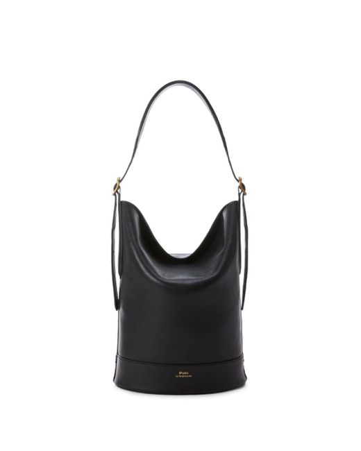 Polo Ralph Lauren Vachetta Logoprint Tote Bag in Black Lyst Canada