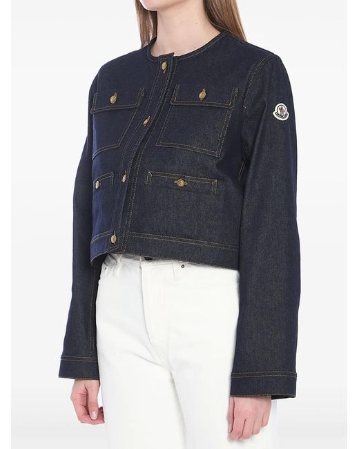 Moncler Blue Tencin Jacket
