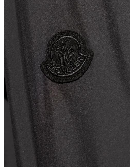 メンズ Moncler ロゴパッチ ジャケット Black