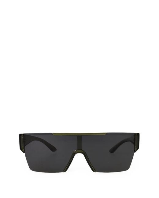Burberry Black Shield-Frame Sunglasses for men