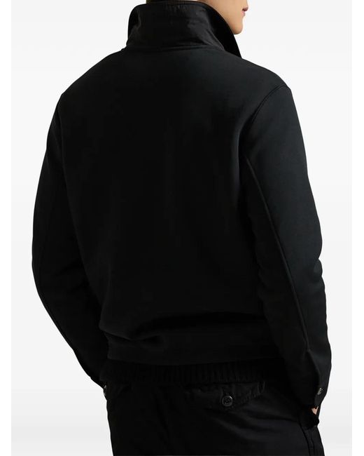 Polo Ralph Lauren Black Sweat À Poche Zippée for men