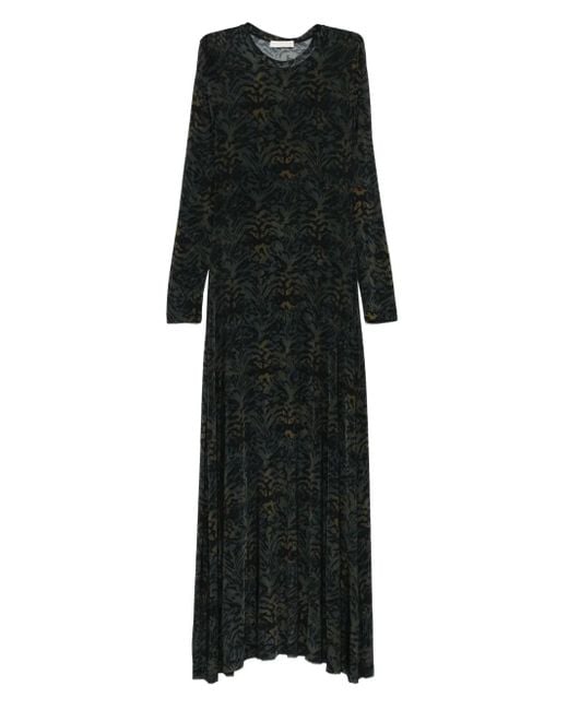 Ulla Johnson Black Printed jersey dress