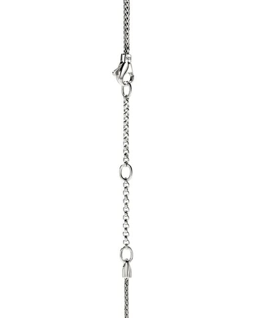 John Hardy White Jh Essential Sapphire Necklace