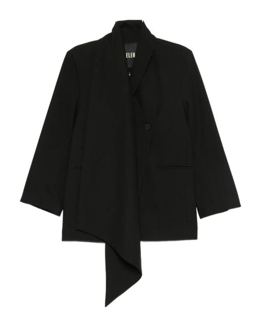 ELEH Black Asymmetric Jacket