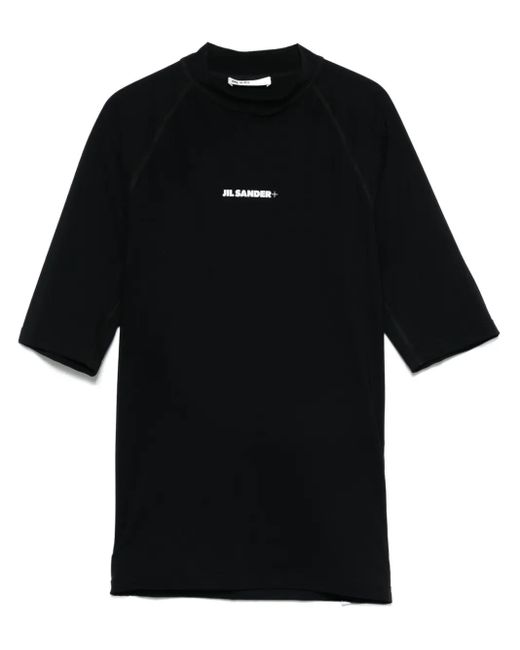 Jil Sander Black Fitted Short-Sleeved T-Shirt for men