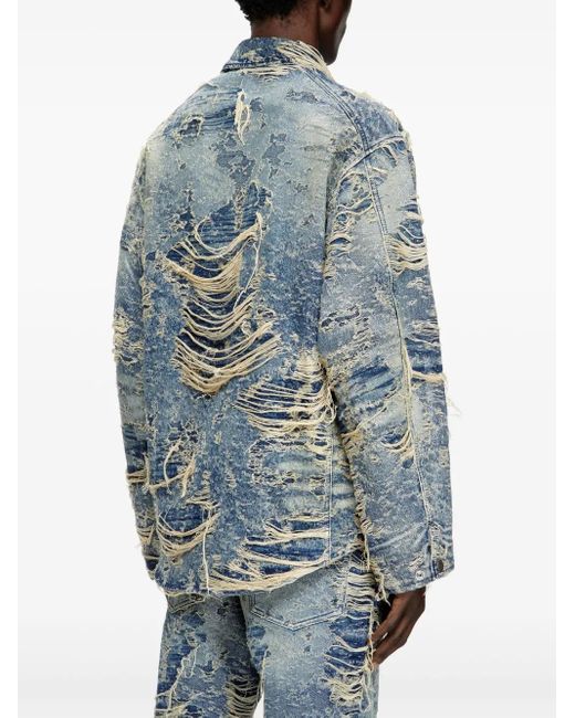DIESEL Blue 'D-Ivar-Fsg1' Jacket for men