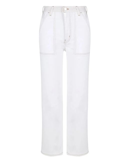FRAME Patch-pocket Jeans White