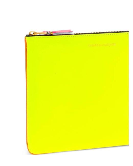 Pouch Super Fluo di Comme des Garçons in Yellow