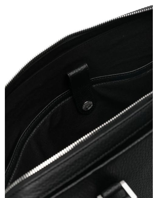 Aspinal Aktentasche Aus Strukturiertem Leder in Black für Herren