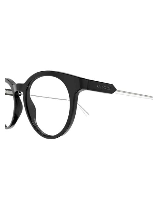 Gucci Brown Round-Frame Glasses for men