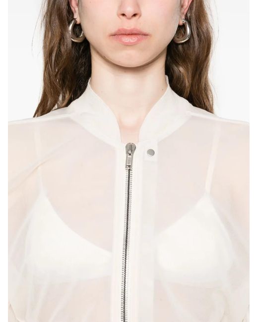 Rick Owens Natural Flight Bomberjacke
