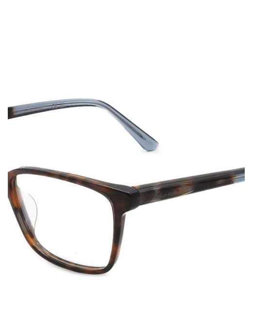 Calvin Klein White Square-Frame Glasses for men