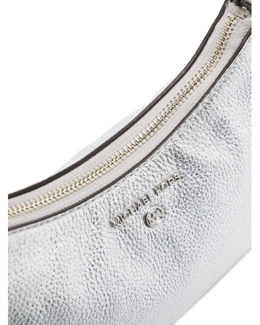 Buy Michael Kors Jet Set Charm Small Logo Shoulder Bag, White Color Women