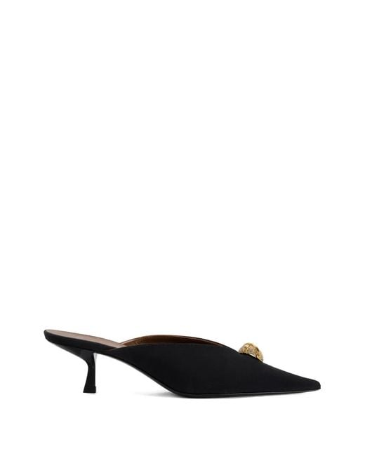 Giuseppe Zanotti Black Sabot Cocktail Mules