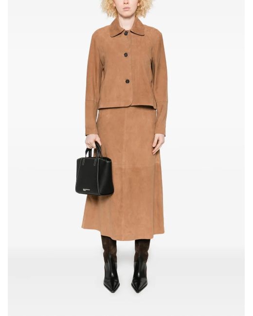 Arma Natural Emy Suede Jacket