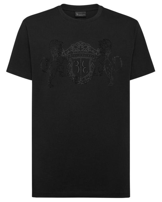 T-shirt con decorazione di Billionaire in Black da Uomo