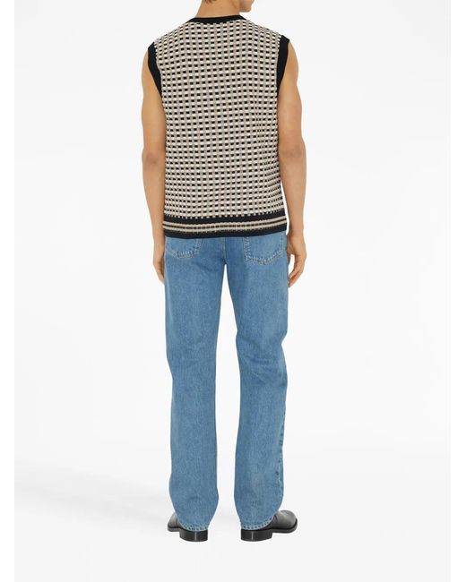 Vaqueros Rectos Burberry de hombre de color Blue