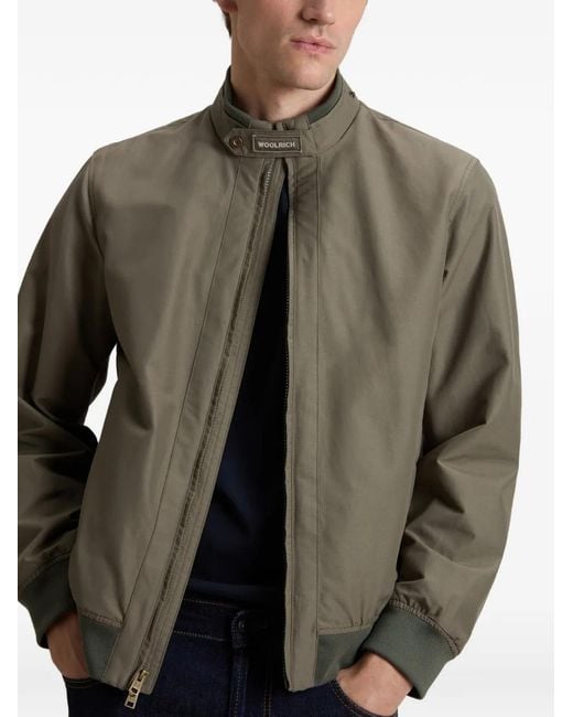 Woolrich Brown Lewis Bomber Jacket for men