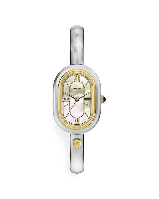 Fossil Metallic Sloan Bangle 25Mm Watch