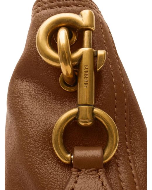Burberry Brown Mini B Clip Bucket Bag