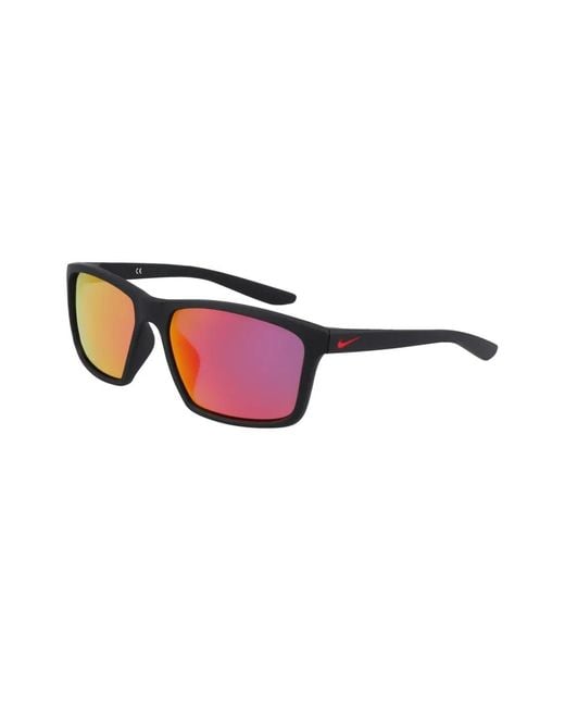 Nike Pink Valiant Rectangle-Frame Sunglasses