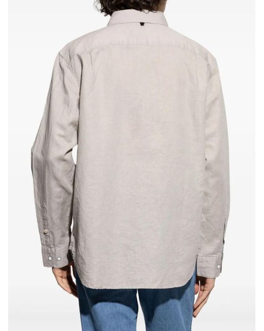 Rag & Bone White Finch Button-Up Shirt for men