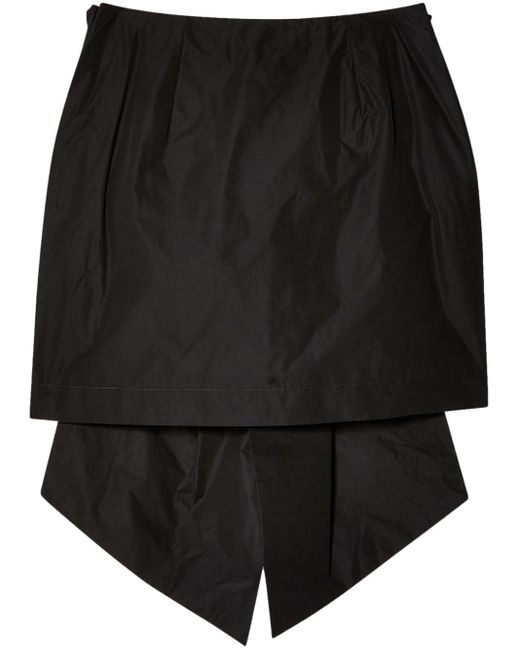 Simone Rocha Black Bow-detail Mini Skirt