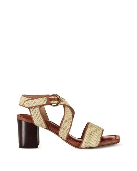 Ulla Johnson Pink 70Mm Evona Heeled Sandals