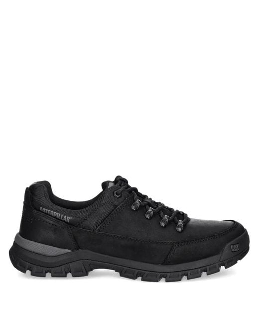 Caterpillar Black Threshold Hiker Low Sneakers for men